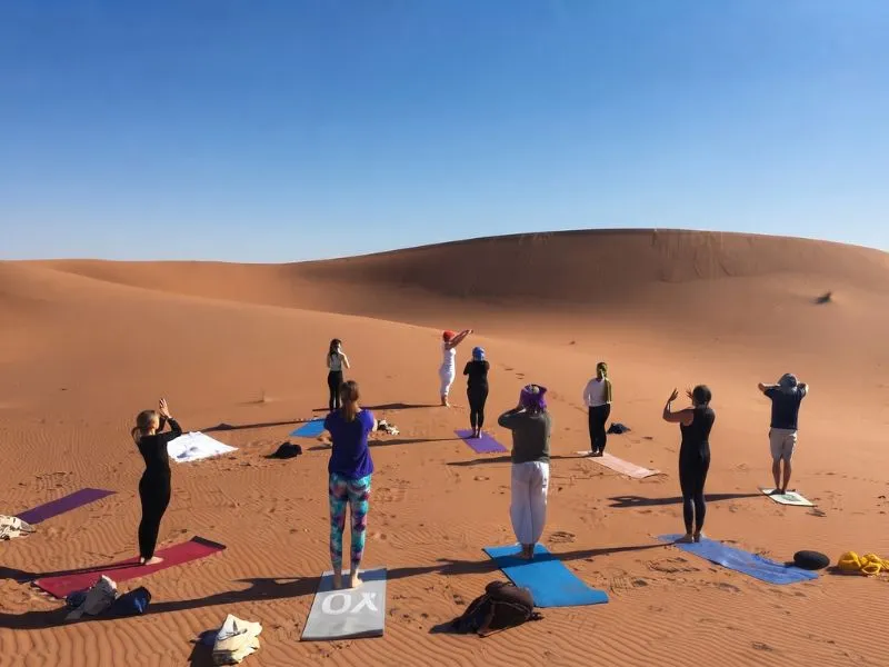 Sahara desert in Mhamid Ghizlane